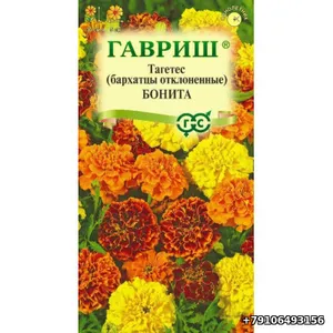 Бархатцы Тагетес (бархатцы отклонённые) БОНИТА Гавриш