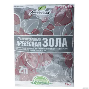 ЗОЛА древесная гранул 1кг Факториал