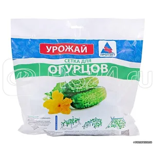Сетка шпалерная для огурцов 2х10м Хаки Ф-190