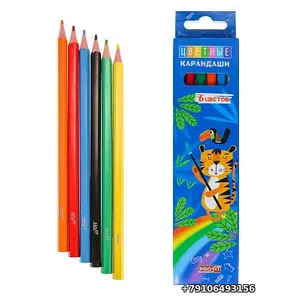 Карандаши цветные 6 цв. САФАРИ КЦ-1505
